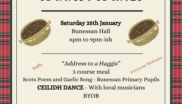 Burns Night Dinner Dance