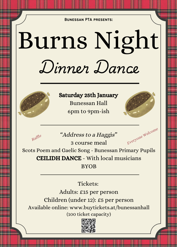 Burns Night Dinner Dance 