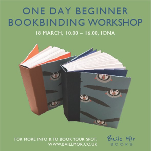 Beginners bookbinding workshop 