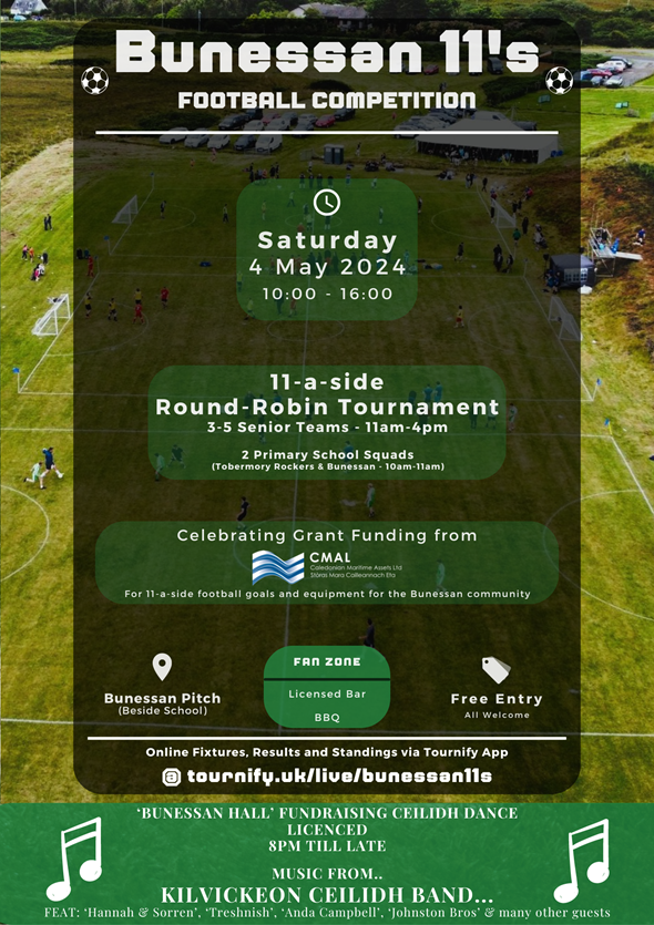 Bunessan 11's Football Competition 